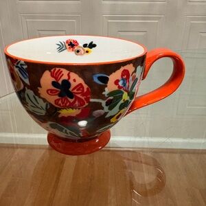Potter's Studio Coffee Mug Colorful Abstract Design Floral . New.